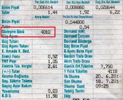 Sözleşme hesap numaraları aynı zamanda ilk fatura döneminden itibaren elektrik faturalarının sol üst tarafında. Elektrik Baglanti Ve Sozlesme Gucu