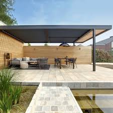 The Umbris Louvreroof Is A Modern And Sophisticat Louvreroof Modern Sop The Umbris Louvreroof Is A M Moderner Hinterhof Hinterhof Designs Raum Im Freien