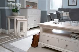 A grey living room would look both formal and stylish. Painted Living Room Furniture The Painted Furniture Company