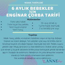 6 aylik bebekler icin enginar corbasi enginar mama tarifleri bebek