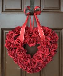 This valentine wreath make a large statement!! How To Make A Romantic Valentine Roses Wreath