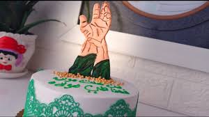 كيكة عيد الغدير وعمل سكر دانتيل Cake Birthday Cake Desserts