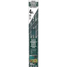 Also, included in each bag are 3 viper channel™ pieces 42 in length (allowing for 10' of coverage with 6 for spare). Yardgard 4 Ft H X 10 Ft W Green Perma Lock Double Wall Privacy Slats 330048dgr The Home Depot