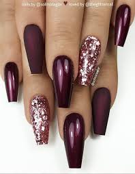 Some may consider coffin burgundy nails a little too much. 46 Elegant Acrylic Ombre Burgundy Coffin Nails Design For Short And Long Nails Page 45 Of 4 Fresh Nails Designs Nails Burgundy Nails
