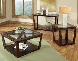 City View Dark Chocolate Wood Glass Coffee Table Set Living Room Table Sets Living Room Table Centre Table Living Room