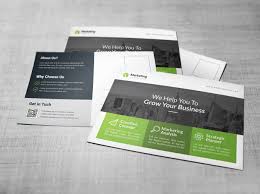Psd Geometric Postcard Templates Graphic Templates Postcard Template Postcard Design Postcard