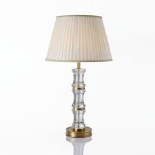 Modern Simple Table Lamp Copper Crystal Fixture Fabirc Shade Desk Light Lamp Beautiful Lamp Table Lamp