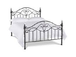 Oak furniture uk supply quality furniture for your home at our lowest prices every day. Bentley Designs Elena Black 4 6 Double Antique Nickel Bed Frame Only Metal Bed Double Metal Beds