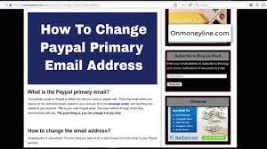 Paypal Change Primary Email Address Guide Method Tutorial Video Funny Gifs Fails Pinterest Templates Kids And Parenting