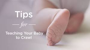 By playing on their bellies, babies develop the muscle strength in their shoulders, arms, back and trunk (torso) that helps them learn to crawl. Teaching Baby To Crawl Simple Steps