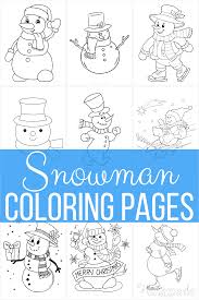 All snowman clip art are png format and transparent background. 60 Best Snowman Coloring Pages For Kids Free Printables