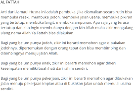Zikir ya fattah ya razzaq. Ya Fattah Ya Razzaq Zikir Pembuka Pintu Rezeki Jodoh Dan Pintu Keampunan Info Viral