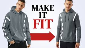 How To Tailor An Oversized Hoodie Youtube