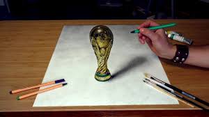 Bereits zum zweiten mal müssen dir organisatoren des schwäbischen turnerbundes den enbw dtb pokal (19. Wm Pokal Gemalt In 3d Fussball 2018 Youtube