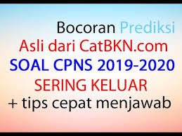Check spelling or type a new query. Soal Tiu Cpns 2020 Sering Keluar Tips Cepat Dan Kunci Jawaban Youtube