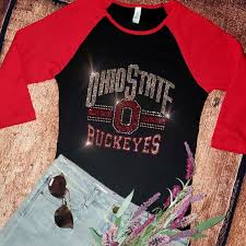 It works great, and it's pretty durable. Bella Canvas Tops New Womens Ohio State Buckeyes Rhinestone Tshirt Poshmark