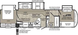 5th Wheel Front Bunkhouse Floor Plans Google Search Rv Floor Plans Camper Flooring Floor Plans