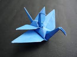 親子の鶴を折ってみよう 二羽の鶴 裁ち折り紙 折り鶴 tachi origami 折り鶴 折り紙 つる 鶴 折り紙