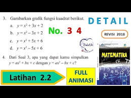 Kemajemukan masyarakat indonesia bukan penghalang untuk tetap menjaga persatuan dan. Latihan 2 2 Nomor 3 A B C D 4 Kelas 9 Smp Mts Persamaan Dan Fungsi Kuadrat Mtk Bse Halaman 92 93 Youtube