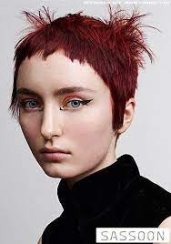 frisuren bilder roter pixie mit micro pony im undone look frisuren haare undone look micro pony pixie