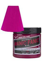 Check spelling or type a new query. Manic Panic Hair Dye Hot Hot Pink Classic Cream Formula