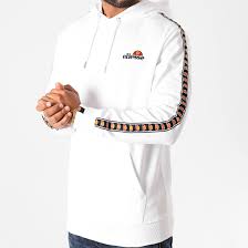 Ellesse sweater femmes agata crew. Ellesse Sweat Capuche A Bandes Tofinni Slb11616 Blanc Laboutiqueofficielle Com