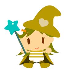 gifs halloween 10月 イラスト 魔女 イラスト