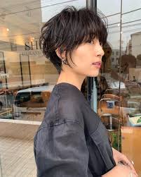 前下がり マッシュショートボブ 代官山の美容室 ミドルダイカンヤマ middle daikanyama スタイリスト丸岡 奈央の髪型 ヘアスタイル lala ララ ショート パーマ ショートのヘアスタイル パーマ