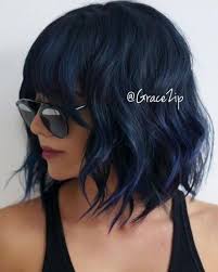 Medium Black And Blue Hairstyles Pin On Beautiful Things