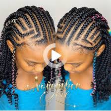 Top African Hairstyles On Instagram Stunning Tribal Braids Novemberlov3 Halfcornrowshalfbra In 2020 Black Kids Hairstyles Kids Hairstyles Little Gir Black Kids Hairstyles Lil Girl Hairstyles Kids Hairstyles