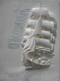 Sea Fever By Dave Wood Paper Art Sculpture Paper Artwork Paper Art Craft