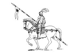 Malvorlage Ritter Zu Pferd Kostenlose Ausmalbilder Zum Ausdrucken