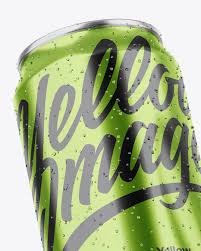 Download Four Glossy Metallic Cans Mockup In Can Mockups On Yellow Images Object Mockups PSD Mockup Templates