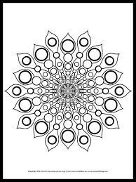 You can find coloring pages for mandala on this page. Free Circular Mandala Coloring Page Printable The Art Kit
