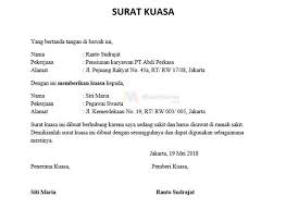 Pelanggan yang telah membuat surat permintaan. Seputar Surat Kuasa Dalam Berbisnis Jojoblog