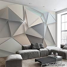 Vlies Fototapeten Wandtapeten Wandbilder 3d Dreieck Moderne Ikea Stil Kn 1901 M 250cm B X 175cm H 5 Bahne Wohnzimmerdesign Wohnzimmer Design Hausfarben
