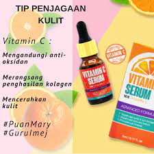 Tidak hanya kulit wajah, vitamin c juga baik untuk membantu menjaga kesehatan tubuh, dan menambah sistem imun di dalam tubuh. Keutamaan Vitamin C Untuk Kulit Puan Mary