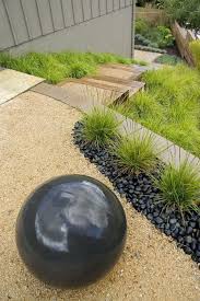 What Type Of Black Landscaping Rocks Are These Houzz Contemporary Landscape Design Front Yard Landscaping Design Modern Landscaping