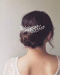 Launch Sale 50 Off For A Limited Time This Beautiful Bridal Headpiece Adorned With Twinkling Ha Silver Bridal Hair Comb Bridal Hair Comb Bridal Headpieces