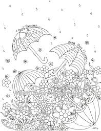 Coloring Page April Showers Bring May Flowers Printable Etsy Valentine Coloring Pages Coloring Pages Spring Coloring Pages