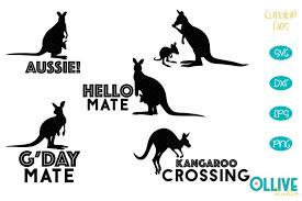 Download Kangaroo Australia Svg Bundle 659581 Cut Files Design Bundles