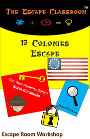 13 Colonies Escape Room From The Escape Classroom Escape The Classroom Classroom Fun Education