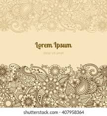 Pick your favorite invitation design from our amazing selection or create your own from scratch! Henna Mehndi Card Template Mehndi Invitation Stock Vector Royalty Free 407958364