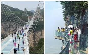 Le pont en verre le plus long du monde a ouvert au public. La Chine Ferme Des Dizaines De Ponts A Fond De Verre Juges Pas Assez Solides Et Dangereux