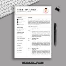 Use this cover letter template to help generate ideas and structure your own document but avoid copying and pasting. Unique Cv Template For Word Modern Resume Template Uk Cover Etsy