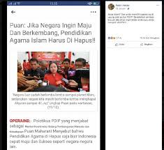 Islam membawa hidayah dan pentunjuk kepada sebagai agama rahmatan lil alamin islam mempunyai indicator. Fakta Atau Hoax Benarkah Puan Maharani Menyatakan Pendidikan Agama Islam Harus Dihapus Cekfakta Tempo Co