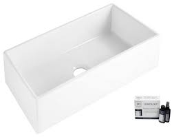 We did not find results for: Harper Farmhouse Apron Front Fireclay 36 Single Bowl Kitchen Sink Crisp White Contemporary Kitchen Sinks By Sinkology Houzz