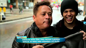 Leonardo e o filho zé felipe apareceram em um vídeo nos stories e deram um selinho ao se cumprimentarem. Faro Ze Felipe E Leonardo Em Nova York Youtube
