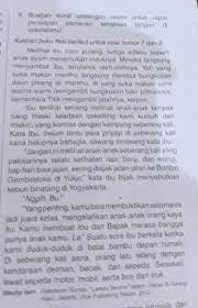 Buatlah Sinopsis Dari Kutipan Buku Fiksi Tersebut Brainly Co Id