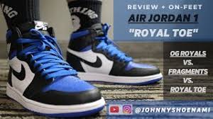 Check spelling or type a new query. Air Jordan 1 Royal Toe Review On Feet Lace Swap Youtube